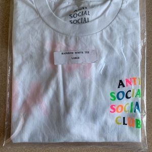 (final drop) Anti Social Social Club Rainbow Tee